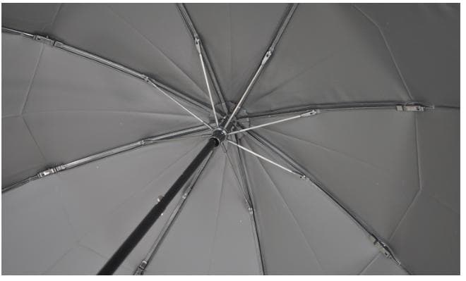 サンバリア100 折りたたみ日傘 ２段折コンビmoku/ブルー/木曲がり手元