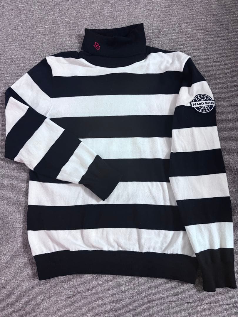 かとちゃんPEARLY GATES ゴルフタートルネックセーター　美品