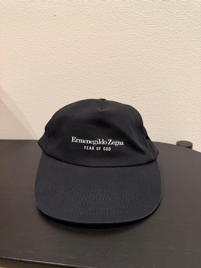 ZEGNA×FEAR OF GOD ロゴキャップ 黒
