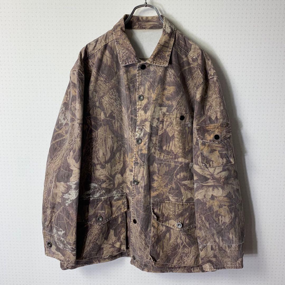 00s PPFM カバーオールワークジャケット L リアルツリー ドローコード