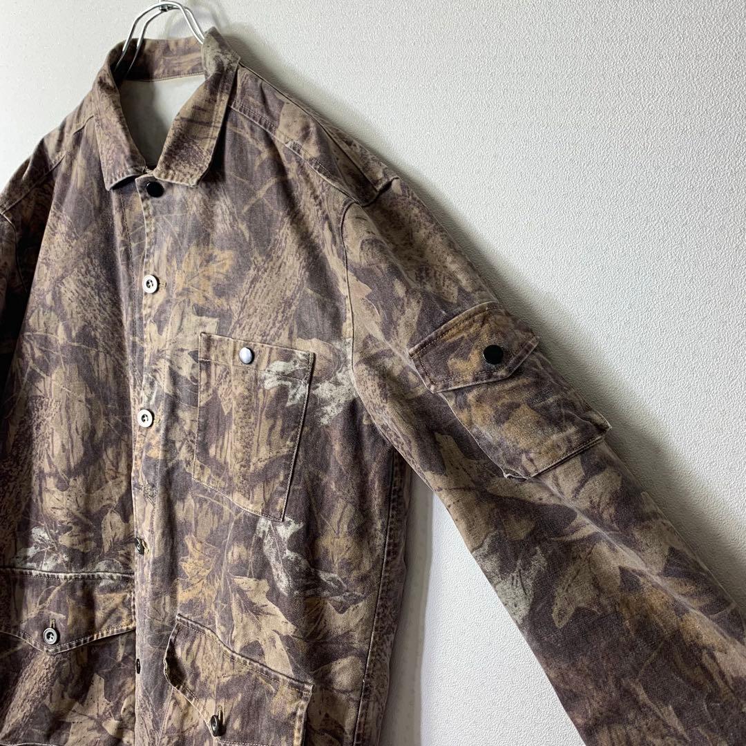 00s PPFM カバーオールワークジャケット L リアルツリー ドローコード