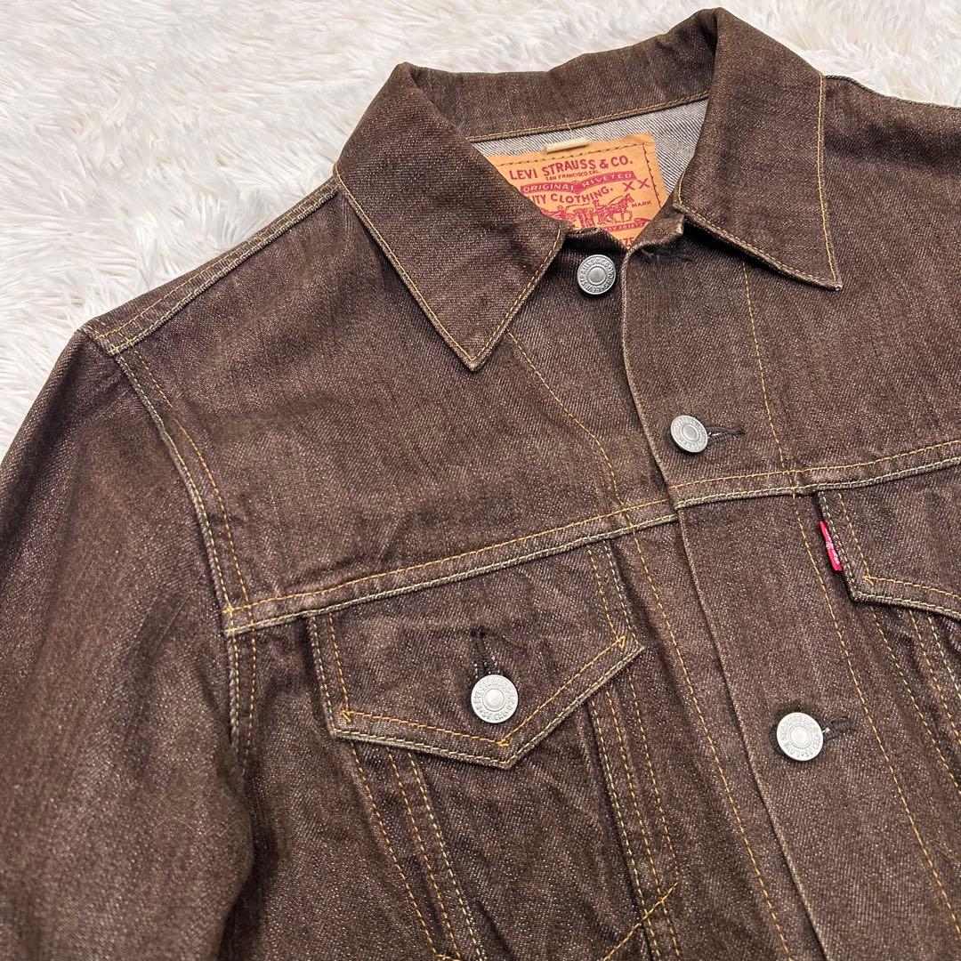 希少色 Levi’s リーバイス 70505 デニムジャケット ブラウン 日本製