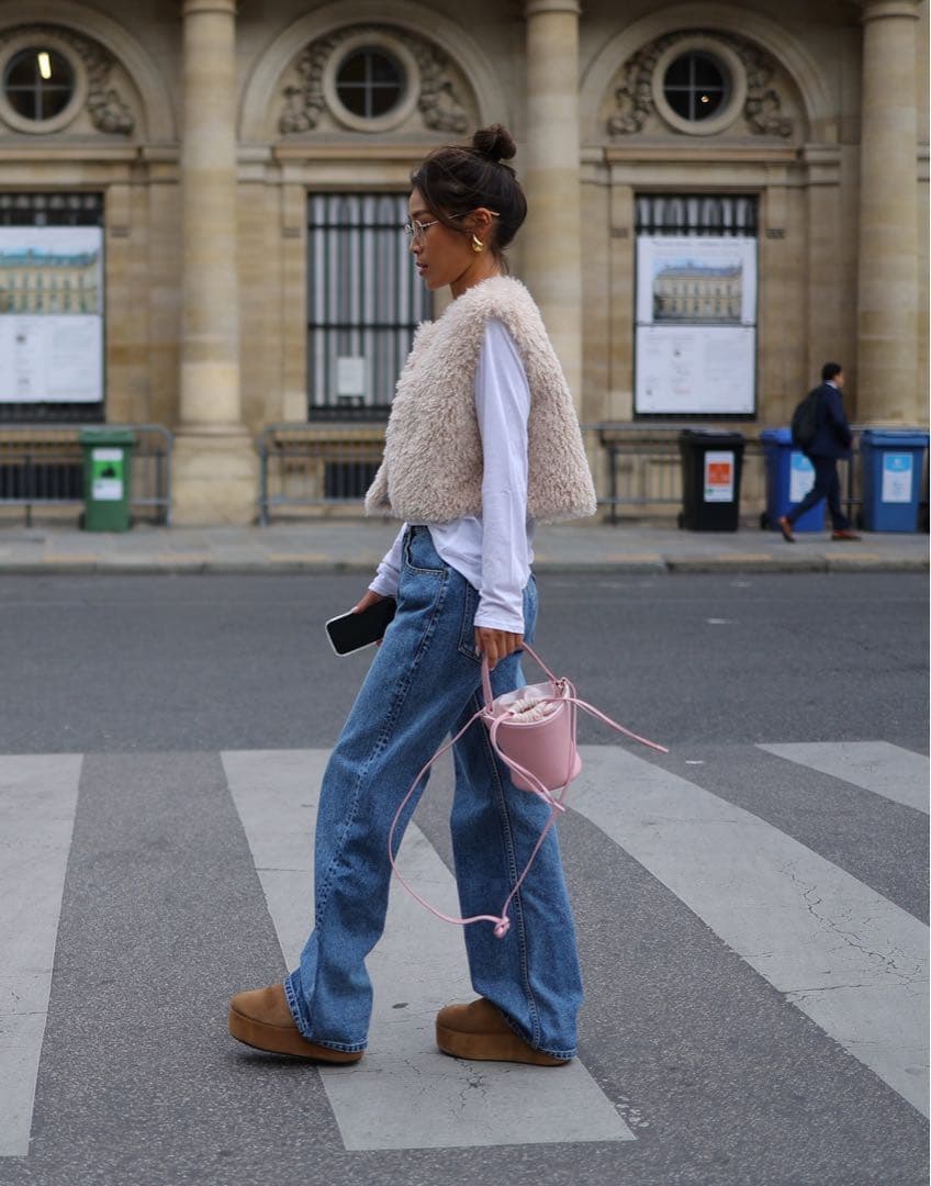 Gypsohila Poodle Vest Beige 新品未使用タグ付き
