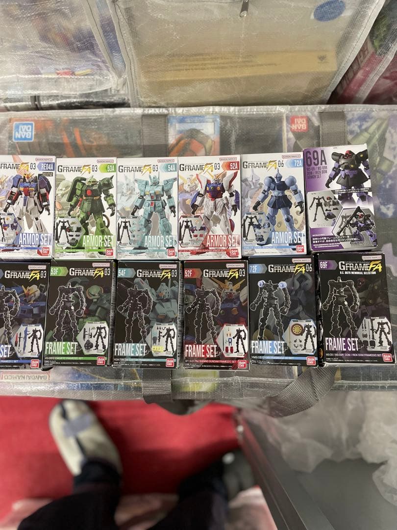 GフレームFA3全種類ドムギャンジム計7体セット