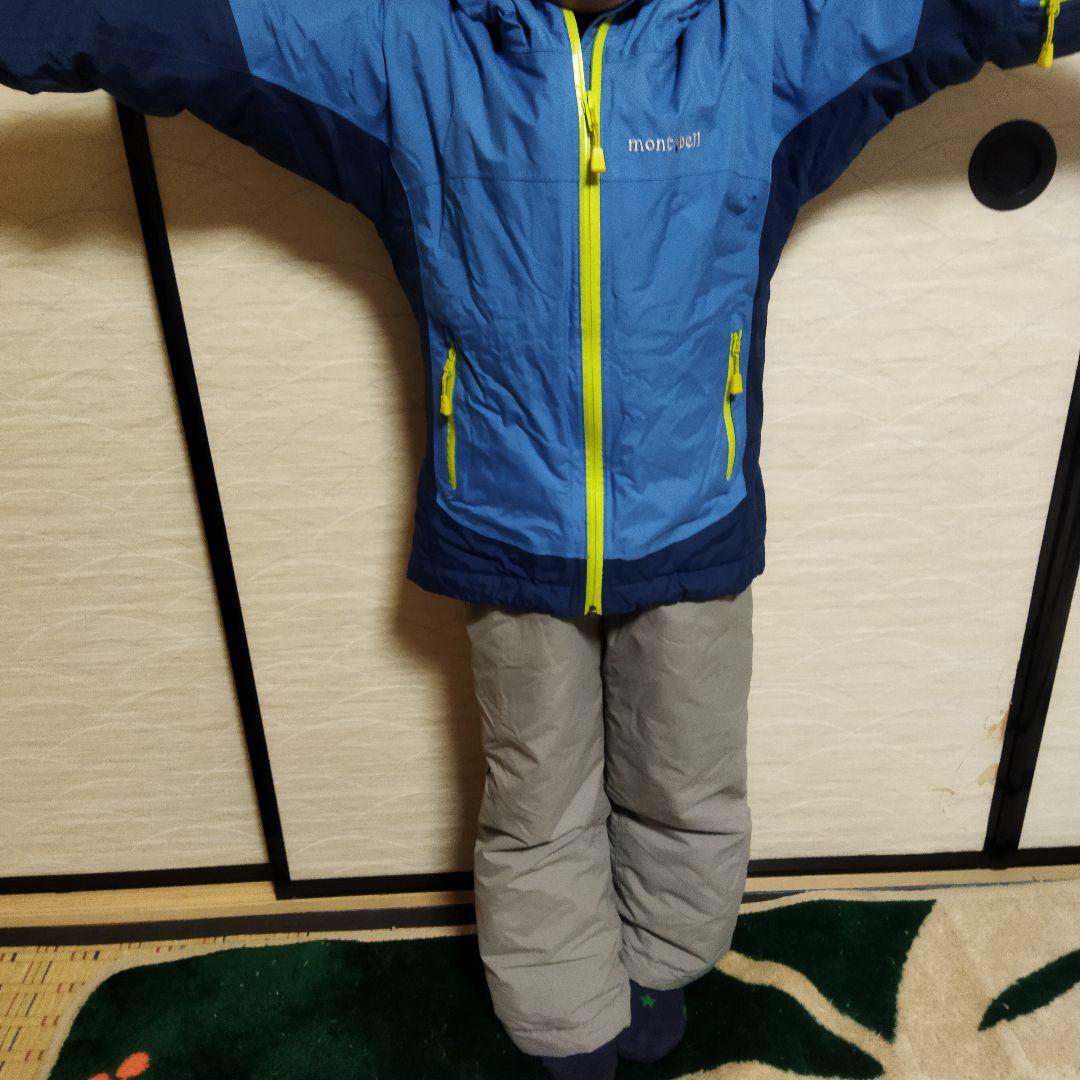 mont-bell　パウダーステップ　上下セット　スキー　スノボ　スノーウェア