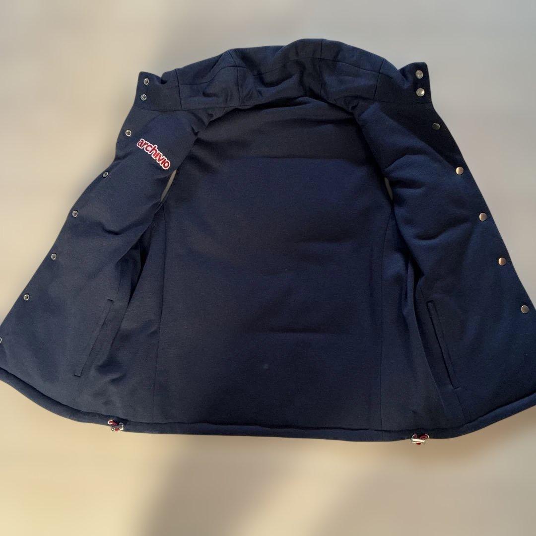 archivio ダウンベスト　紺赤