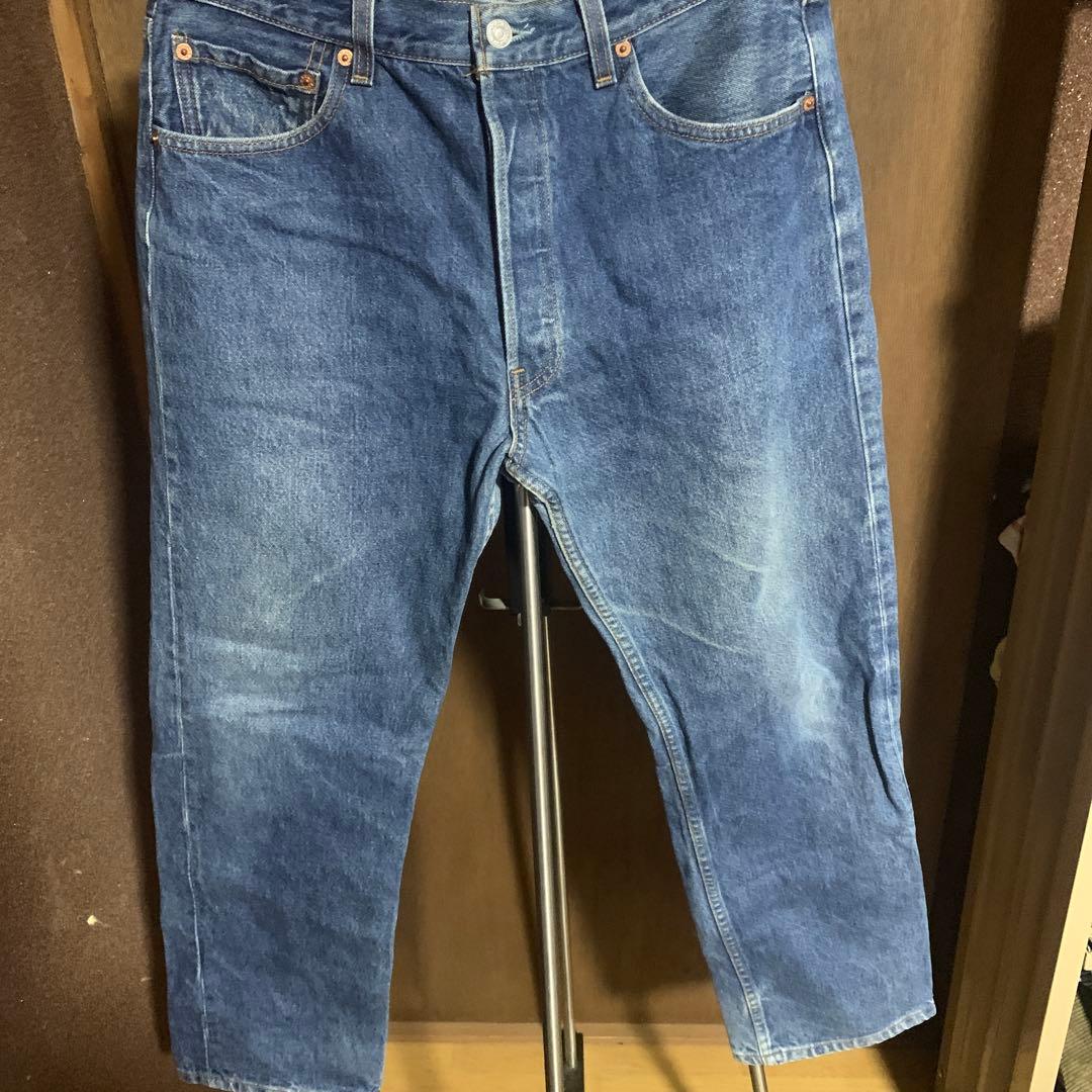 リーバイス501デニムUSA製サイズ表記w34