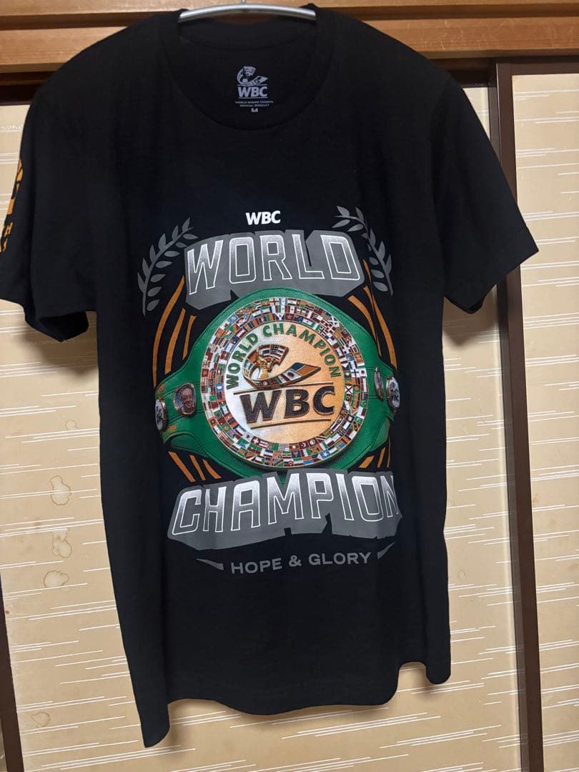 WBC ボクシング Tシャツ 井上尚弥 中谷潤人 選手チャンピオン Mサイズ