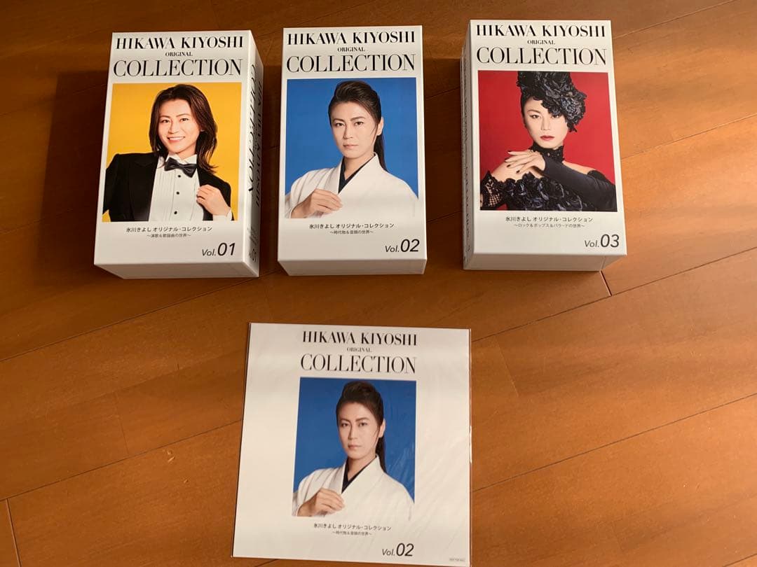 氷川きよし　オリジナルコレクション CD全3巻セット　美品