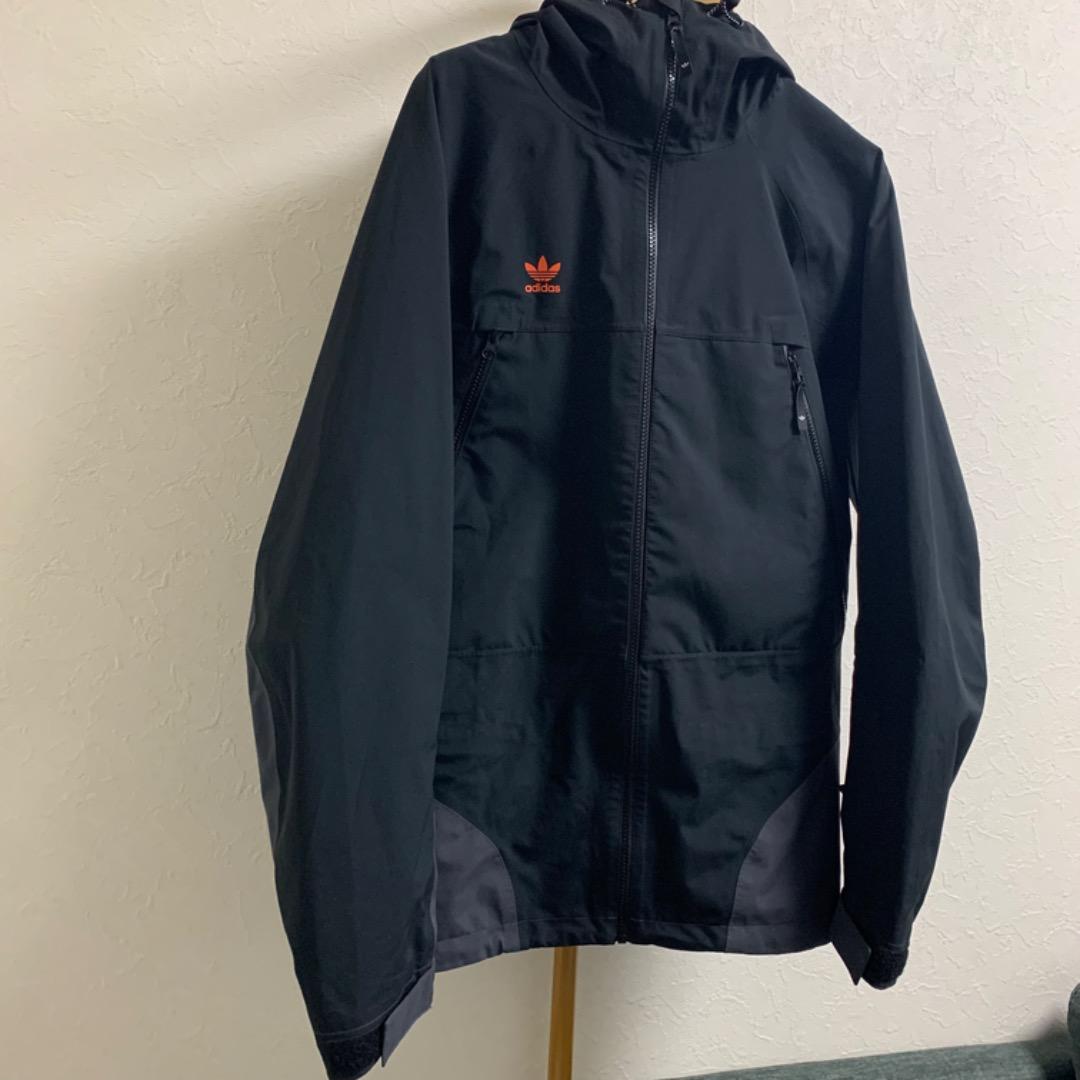 アディダス スキーウェア マウンテンパーカー M 黒 adidas 激レア
