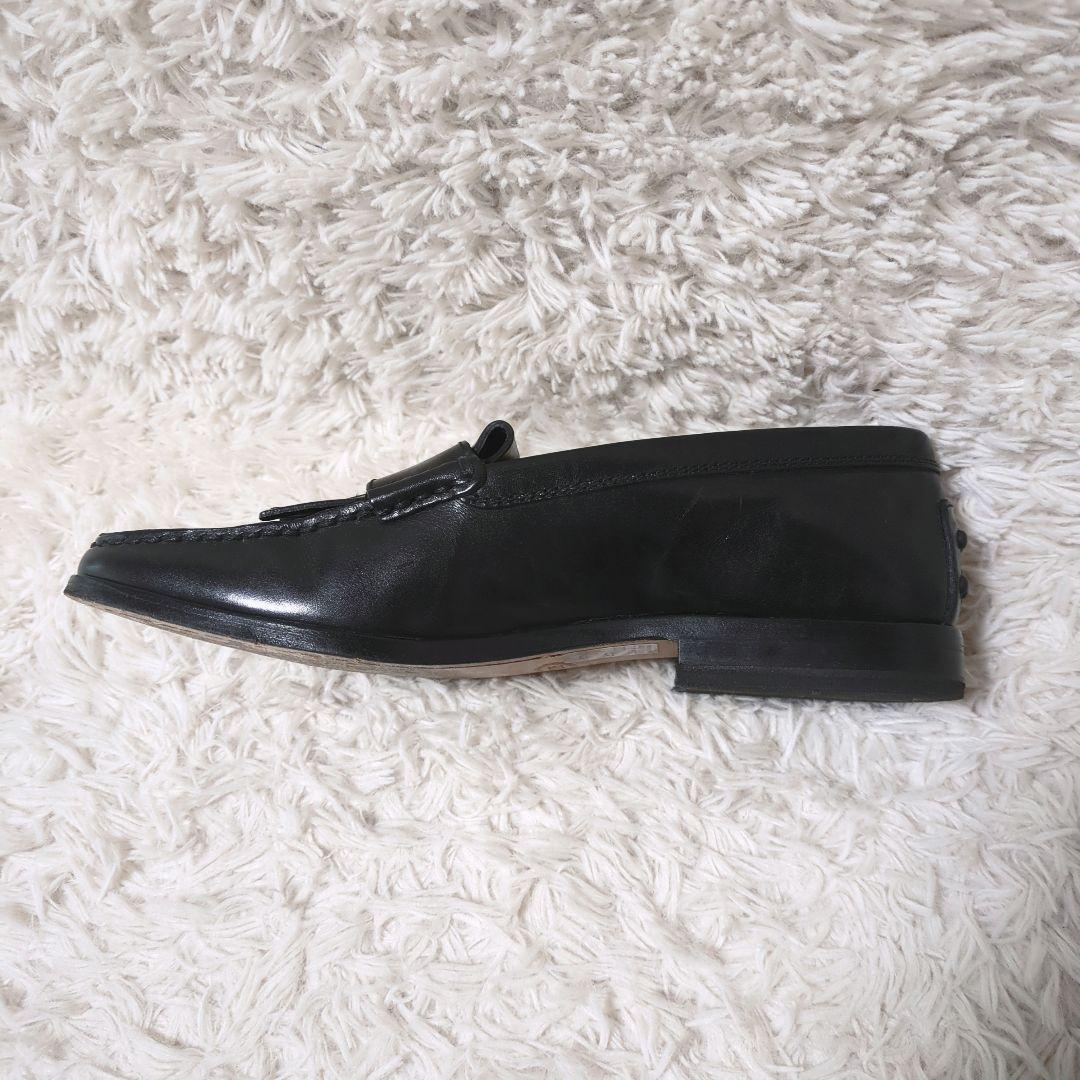 美品！TOD'S　レザービットローファー　24cm　ブラック
