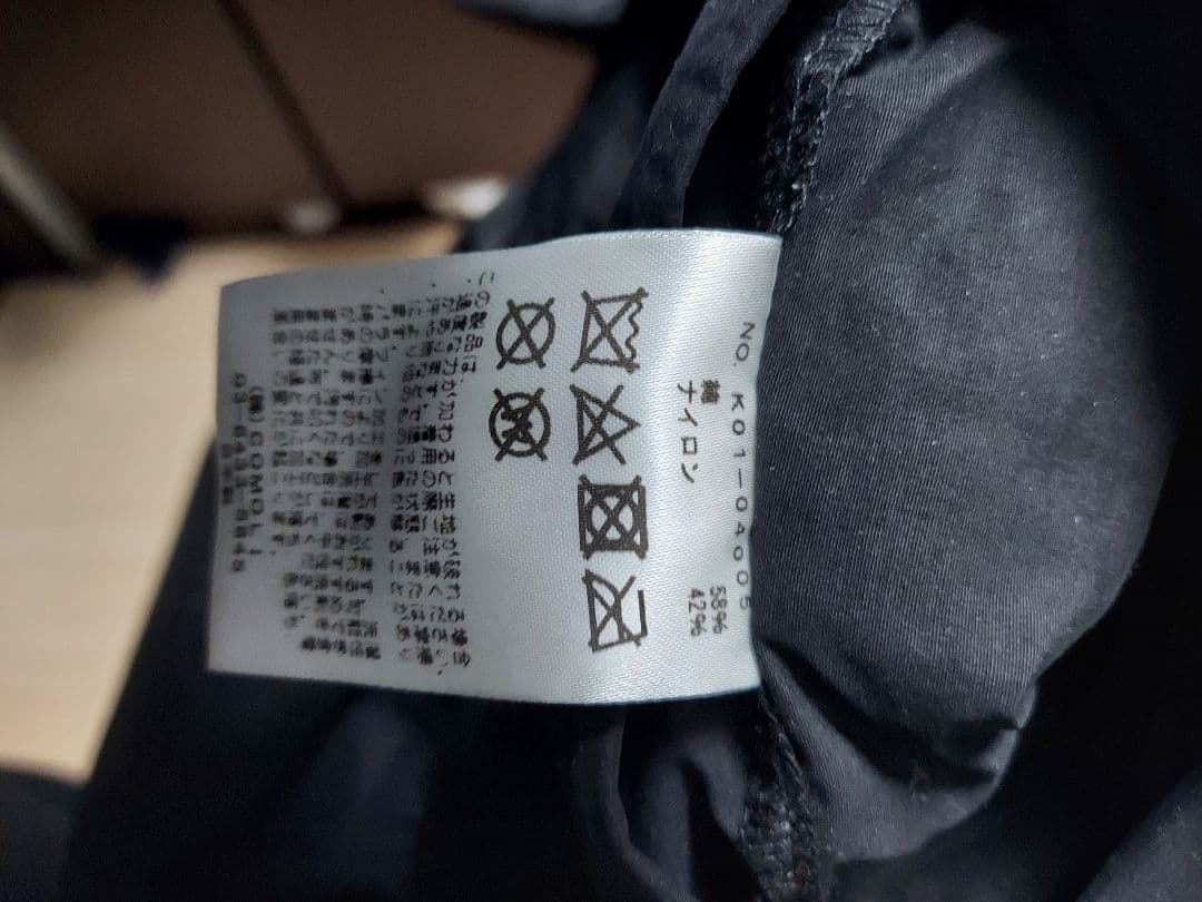 COMOLI コモリ コットンナイロンフーデッドコート ブラック 2