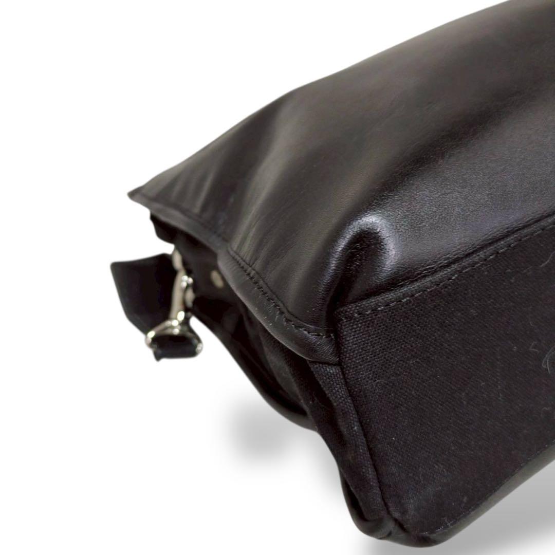 バッグ agnes.b 2way business bag leather logo