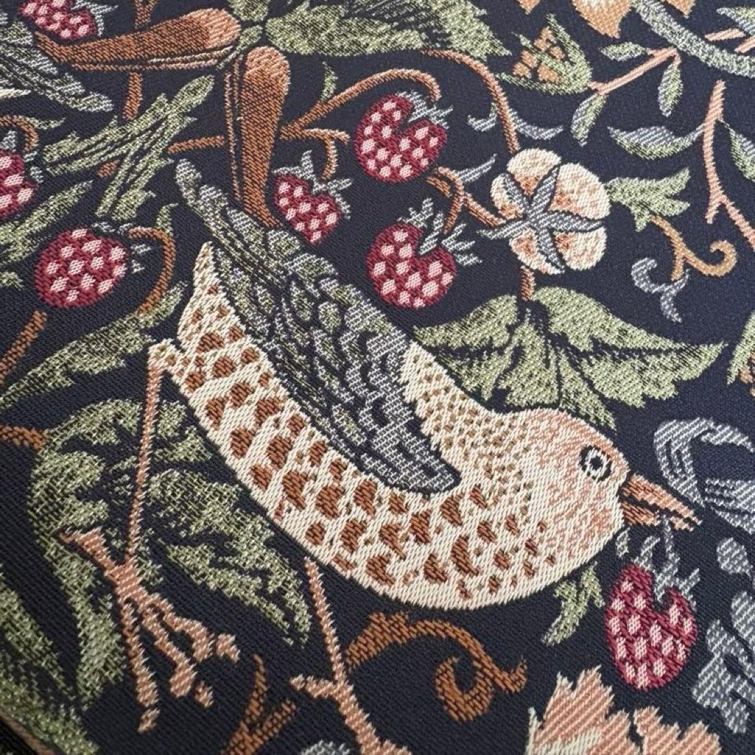 付け帯　作り帯　三部式　リバーシブル　ウィリアムモリス　ハンドメイド