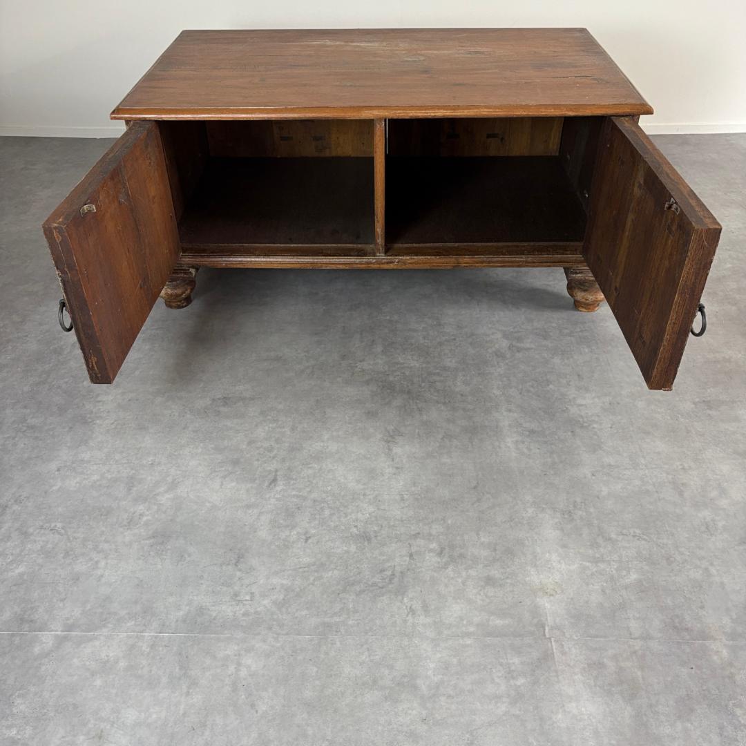 アンティーク　サイドボード 　希少　ミャンマーチーク材