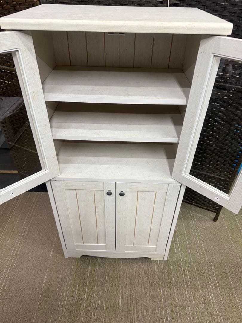 【洗浄消毒作業済】【完成品】ニトリ　キャビネット　リズバレー SLM1260B