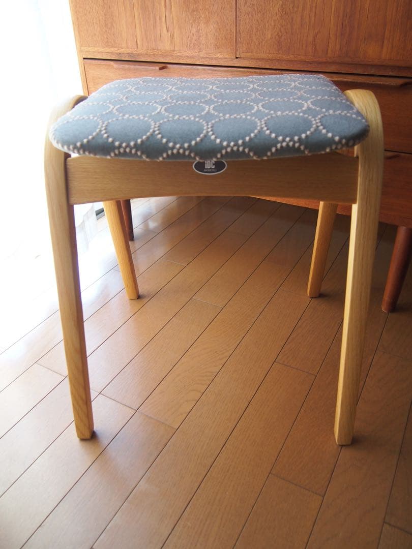 椿さん専用 ミナペルホネン 秋田木工 ハンドメイド 剣持スツールD タンバリン