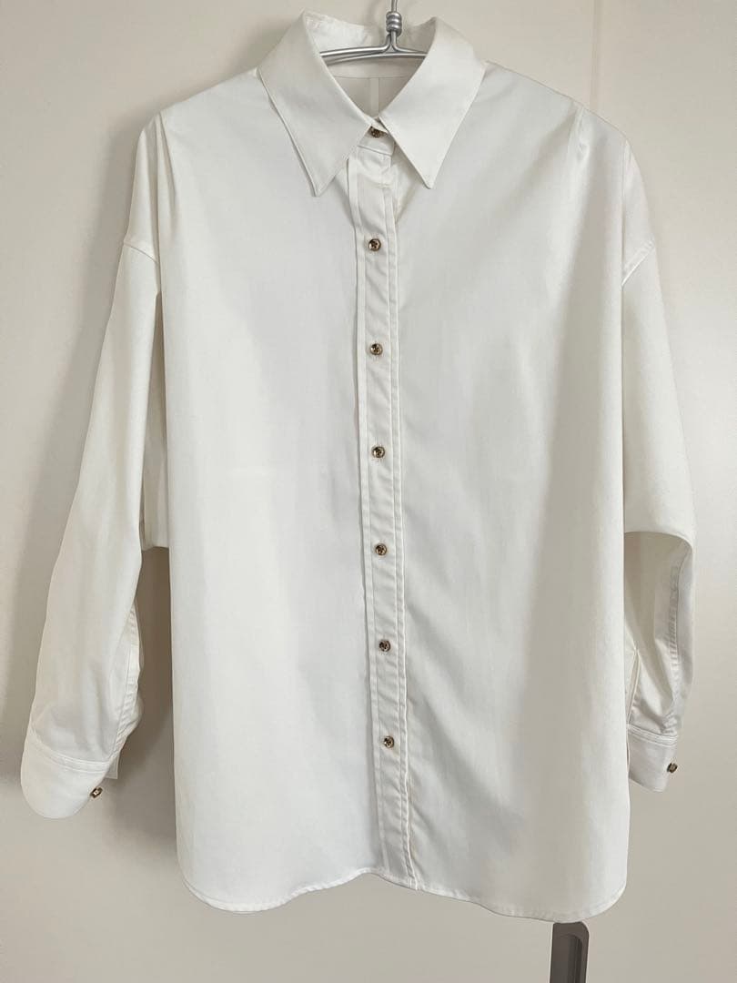 ラウンジドレス サテンbigシャツ