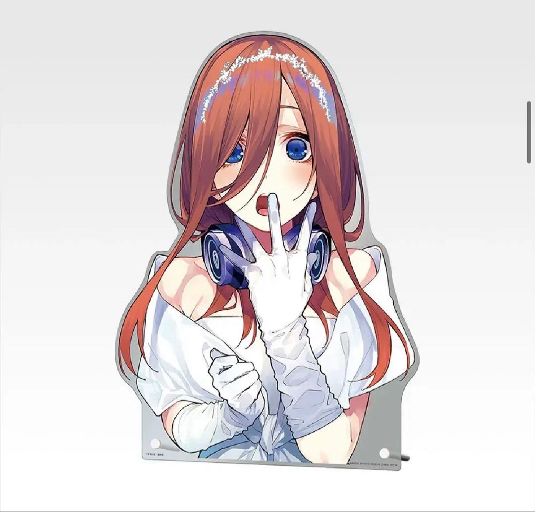 五等分の花嫁 一番くじ　バストアップアクリルボード全種＋ラストワン賞セット