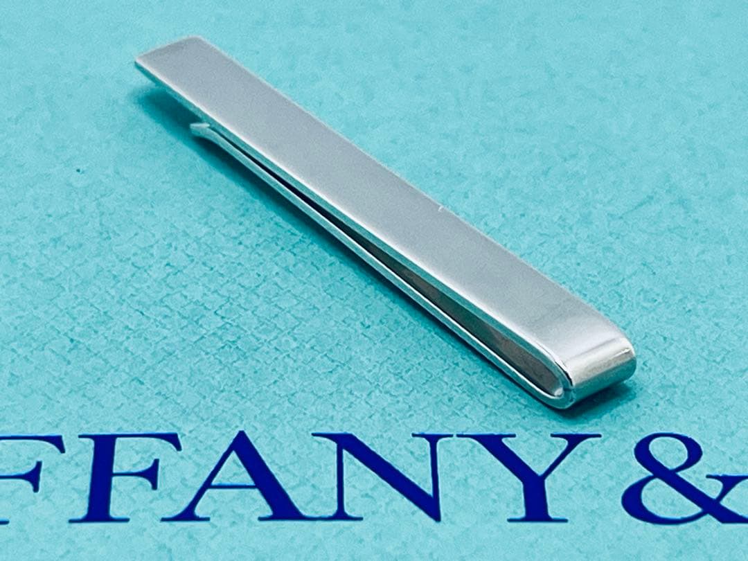 c772 美品　ティファニー　ネクタイピン　タイピン　タイバー　シルバー　925