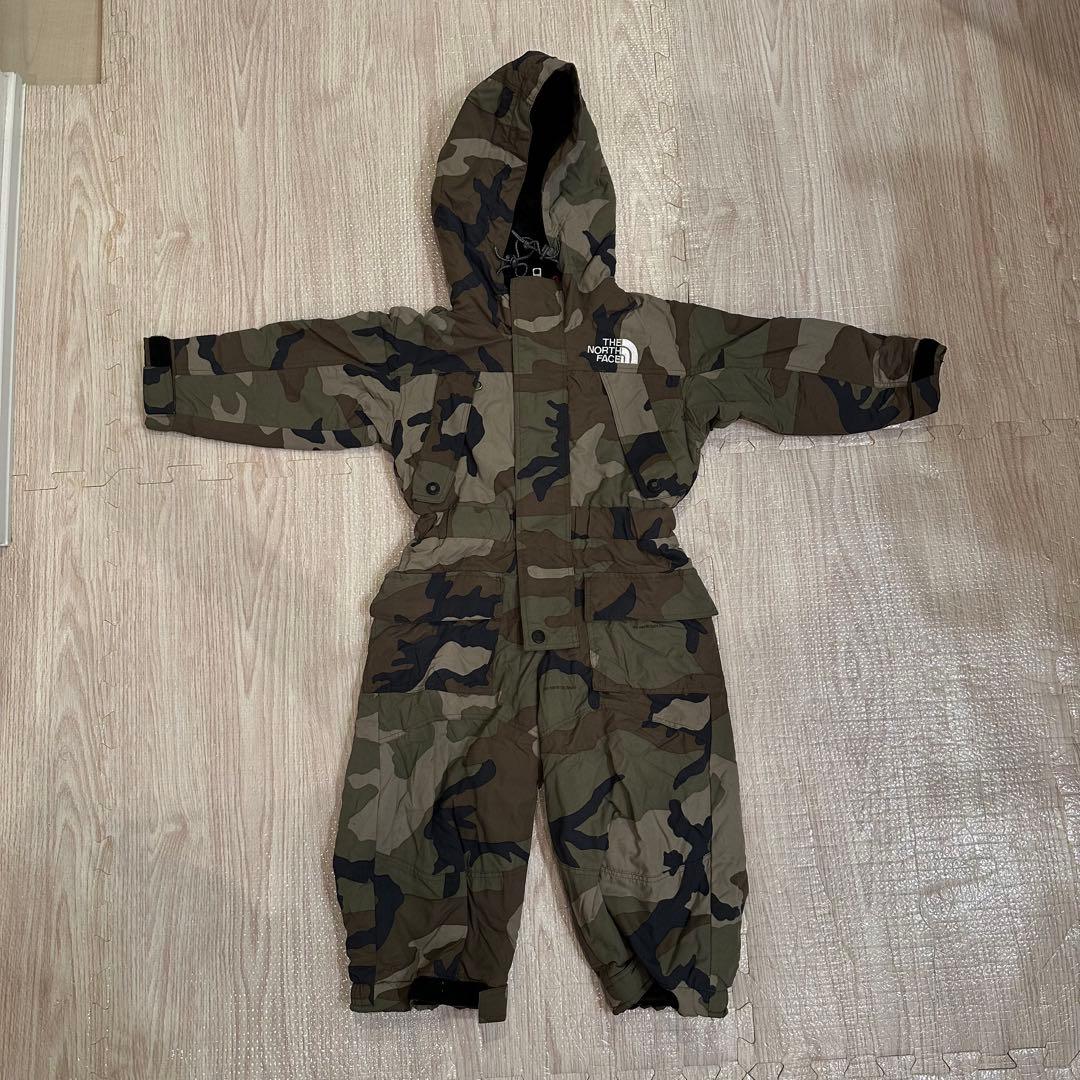 THE NORTH FACE 迷彩子供用スキーウェア スノボウェア　サイズ80