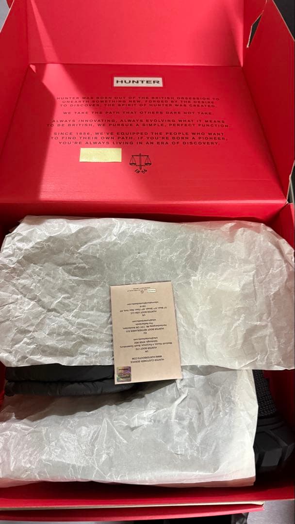 靴 HUNTER INTREPID SHORT  BOOT UK6