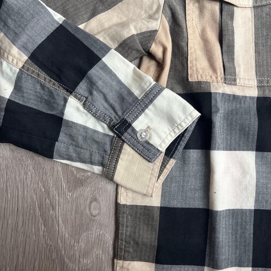 【送料込み／3枚セット】　BURBERRY チェック 長袖シャツ 116、120