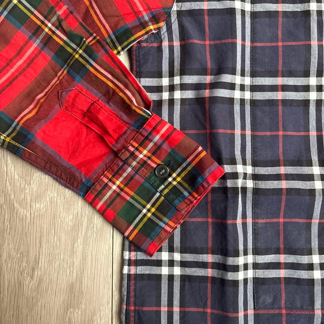 【送料込み／3枚セット】　BURBERRY チェック 長袖シャツ 116、120