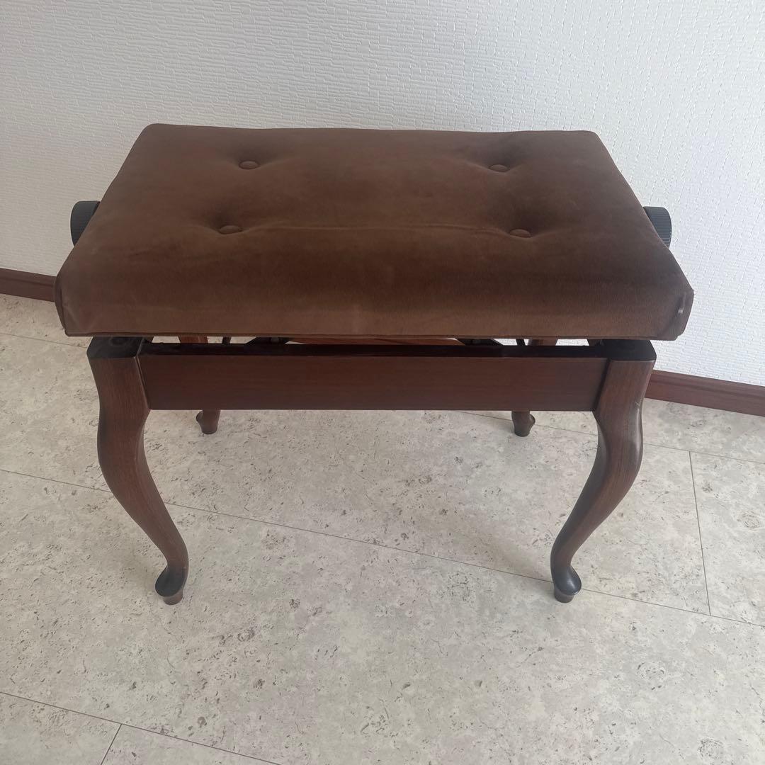 【極美品】ヤマハ純正 ピアノ椅子 猫脚 マホガニー 天然木 高級