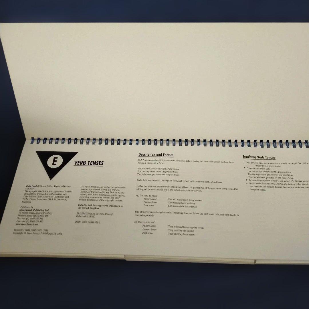 Colorcards Verb Tenses 教材