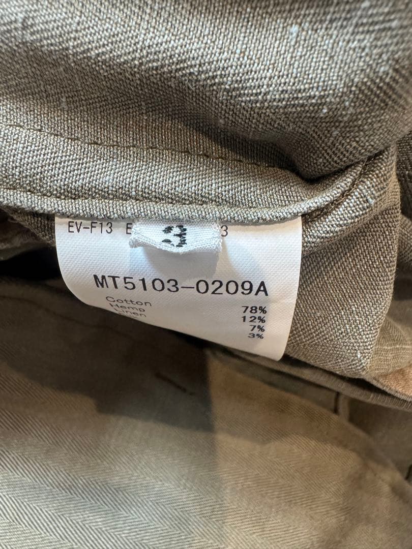 MAATEE&SONS CHINO TROUSER ドゥルン サイズ3