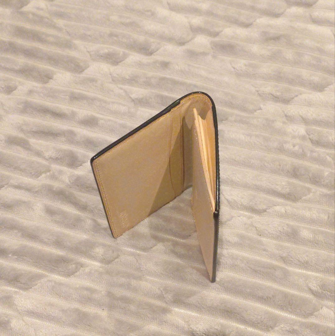 【美品】キプリス 名刺入れ 新コードバン×ベジタブルタンニン 黒 日本製