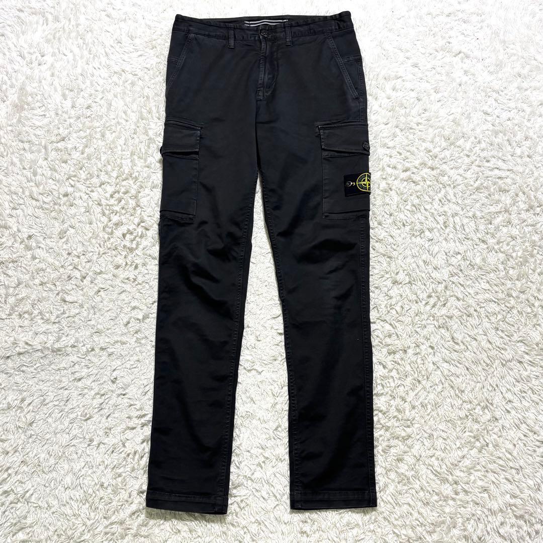 【美品】 ストーンアイランド カーゴパンツ ストレッチ ガーメントダイ 28