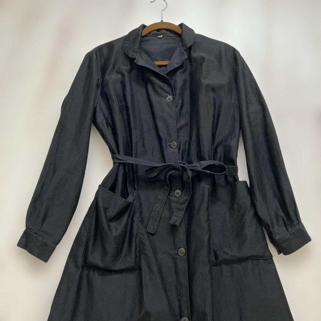 フランスヴィンテージ　ライトモールスキン　ワークドレス