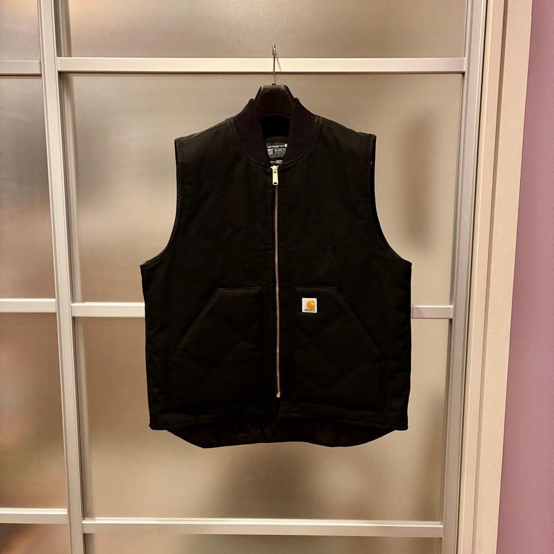 試着のみ carhart CLASSIC VEST - Black L size
