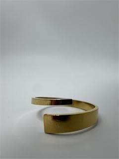 《美品/日本製18金》K18ゴールド オープンリング1.19g 11号