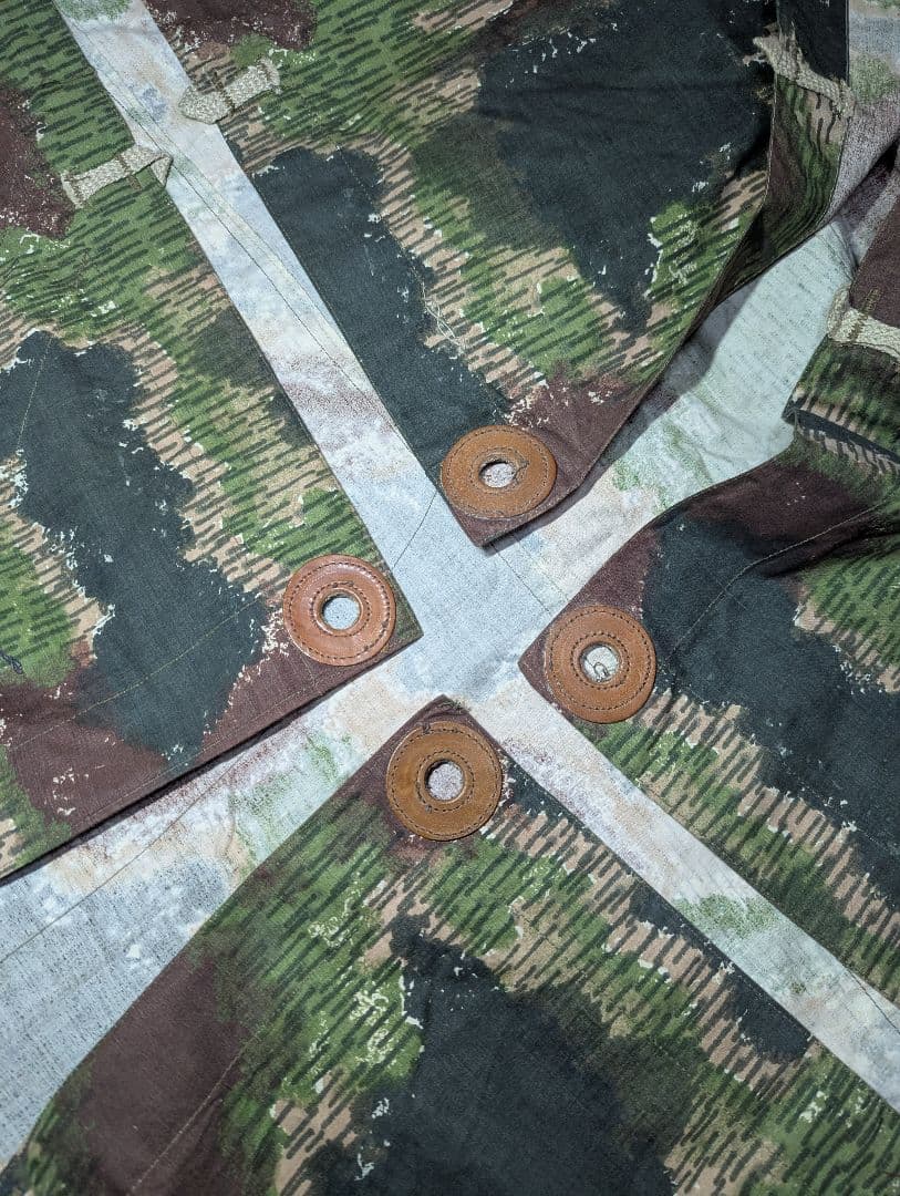 [チェコ軍] 50s チェコスロバキア軍 軍幕 テント キャンプ 実物 タープ