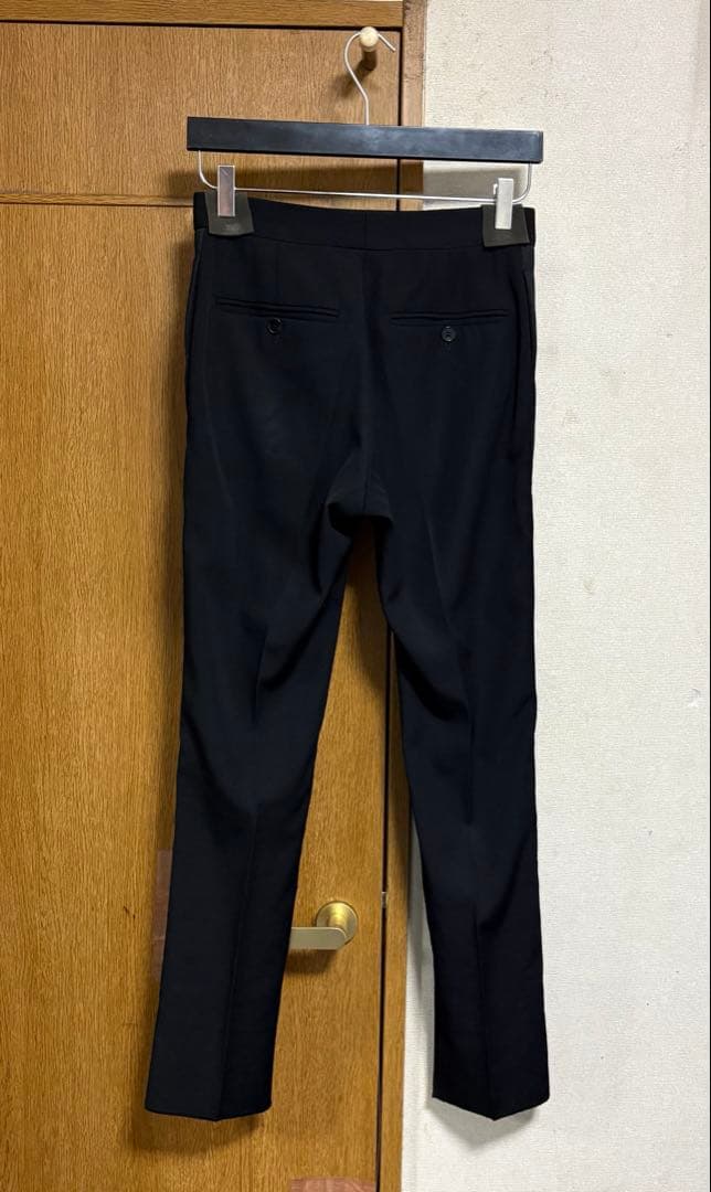 SAINT LAURENT PARIS \"グレインドプードル製スラックス\"