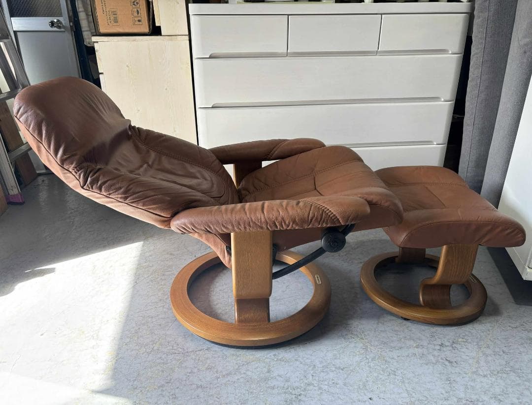 user_c377c10c EKORNESリクライニングチェアオットマン付