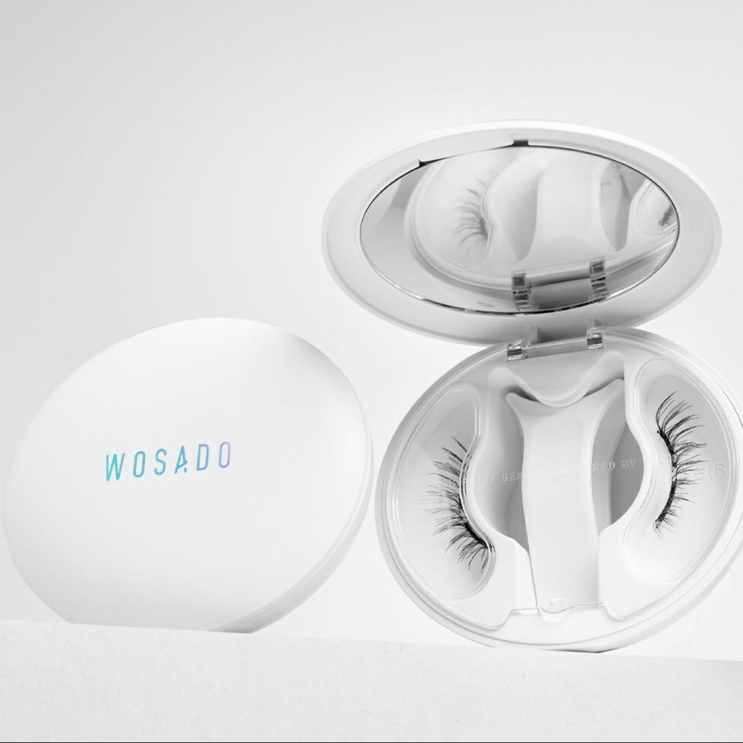WOSADO瞬着纤羽黑色3Dマグネットつけまつ毛正規品人気TikTokSNS话题
