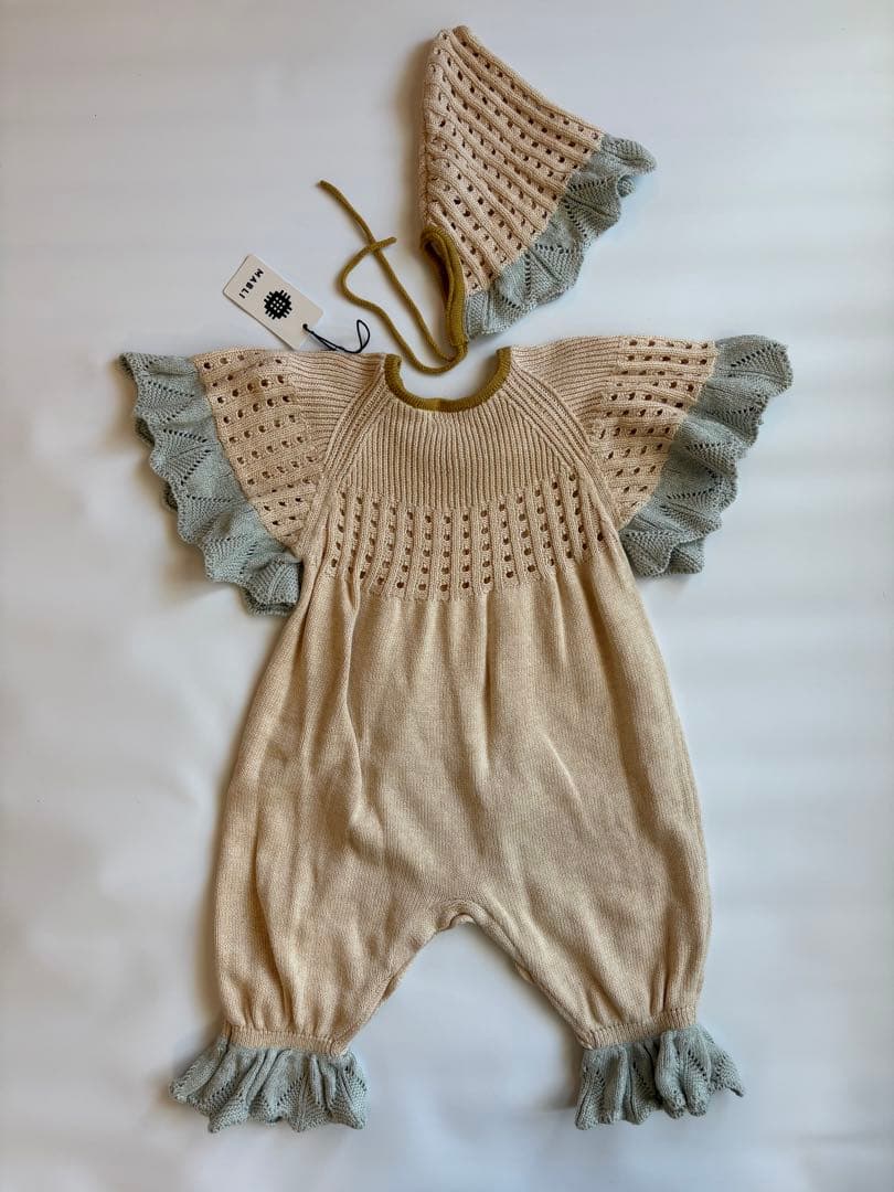mabli EIRLYS ROMPER 18M,BONNET M セット