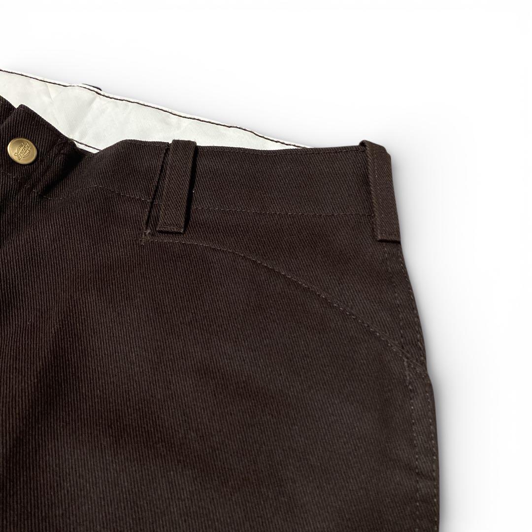 美品90’s Dickies フリスコパンツ　ワークパンツ　ブラウン　w31