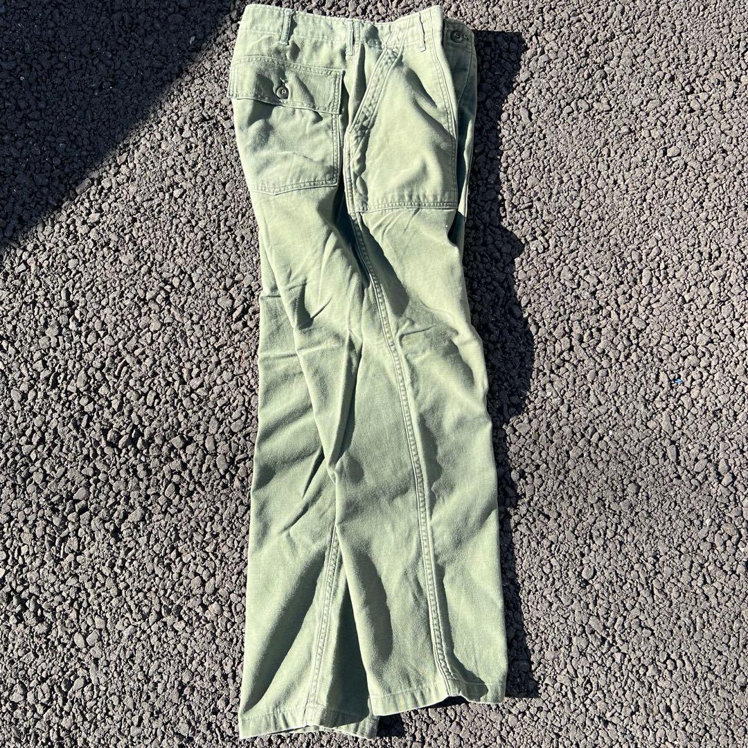 【60's】military ミリタリーベイカーパンツ　og107 32×31