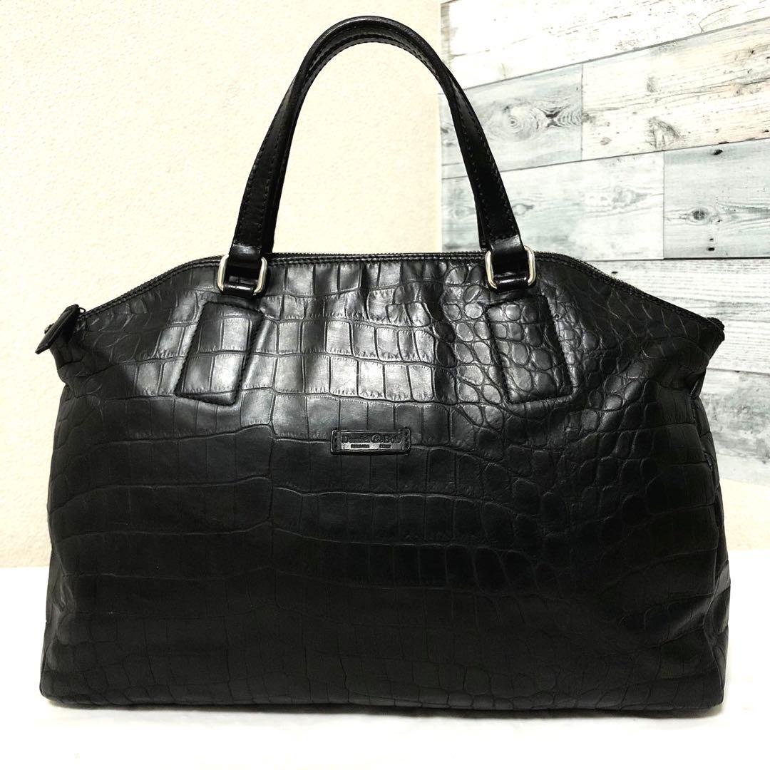 超美品✨ ダニエル&ボブ ノエミ トゥモローランド別注 クロコ 大容量 ブラック