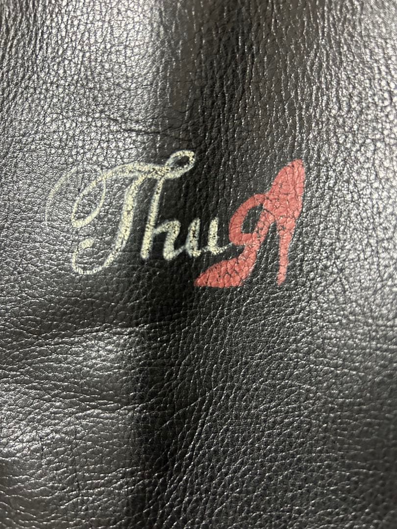 GANGSTERVILLE レザーベスト 黒 サイズM 日本製