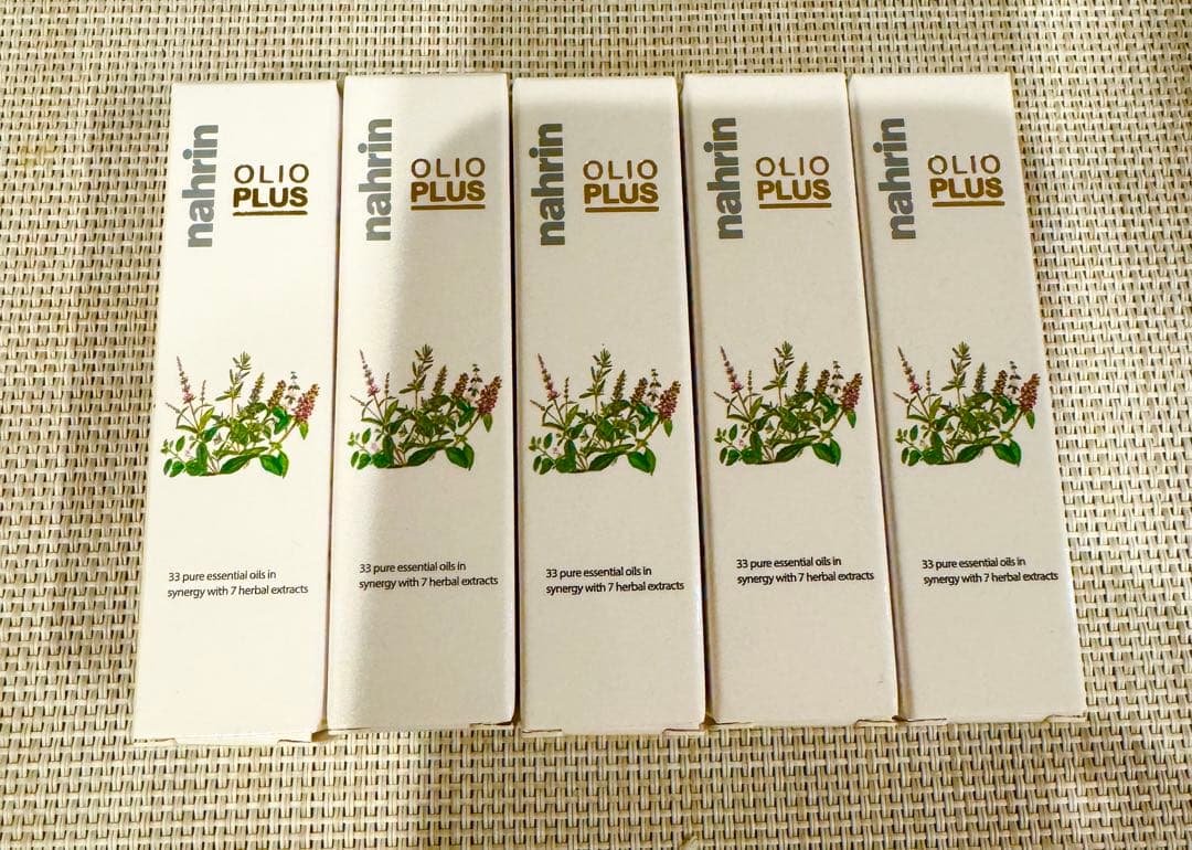 【送料無料】nahrin OLIO PLUS ハーブオイル33+7ロールオン×5