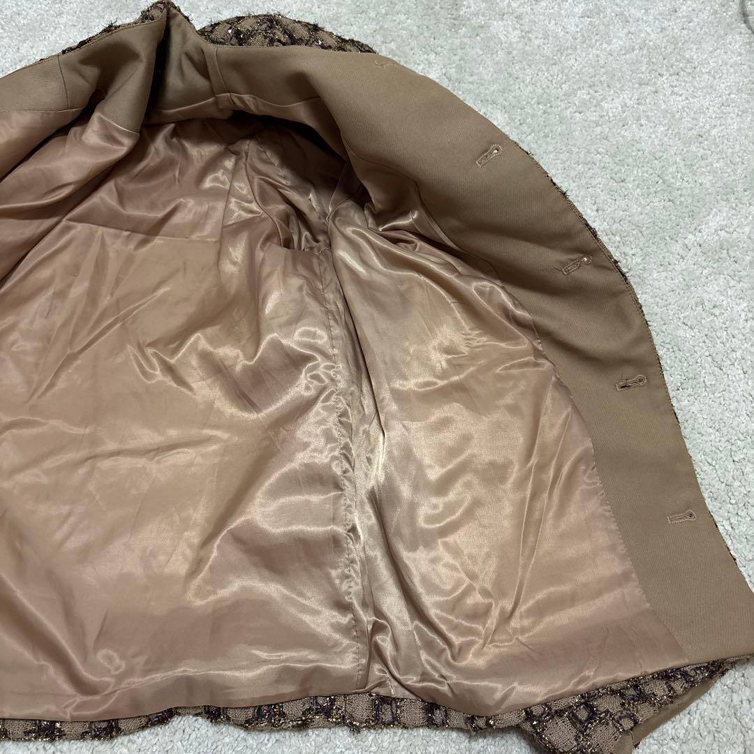 R*Y様 ALUDE アルード block pattern tweed jack