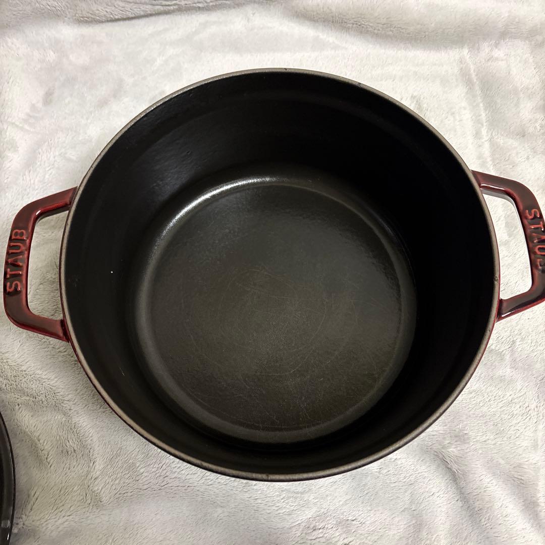 STAUB LA COCOTTE 赤 24cm