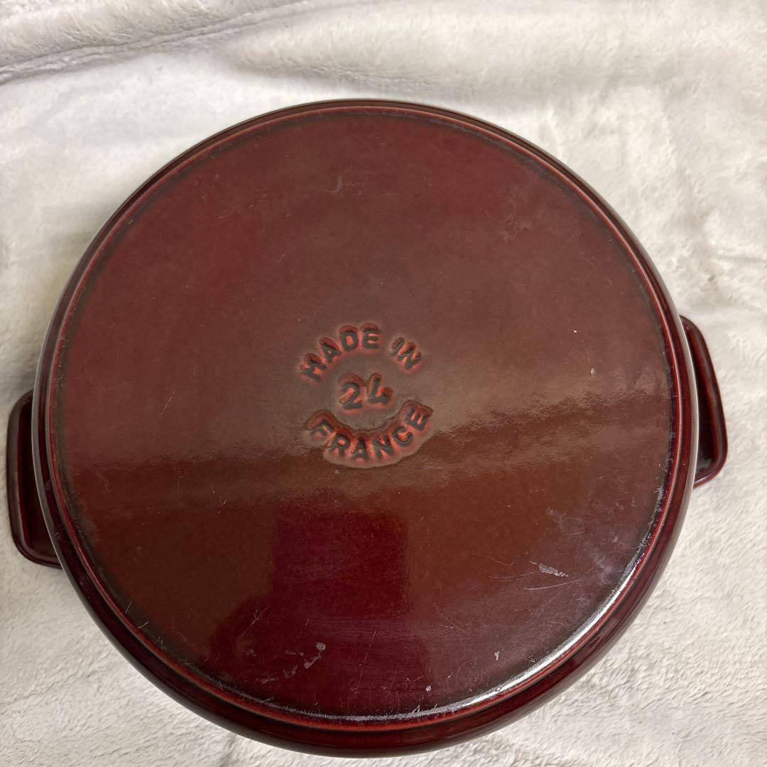 STAUB LA COCOTTE 赤 24cm