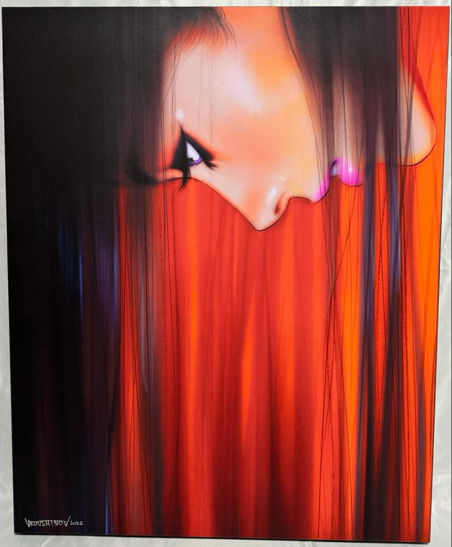 イリヤ・クブシノブ Nacreous展 【Waterfall】キャンバスアート